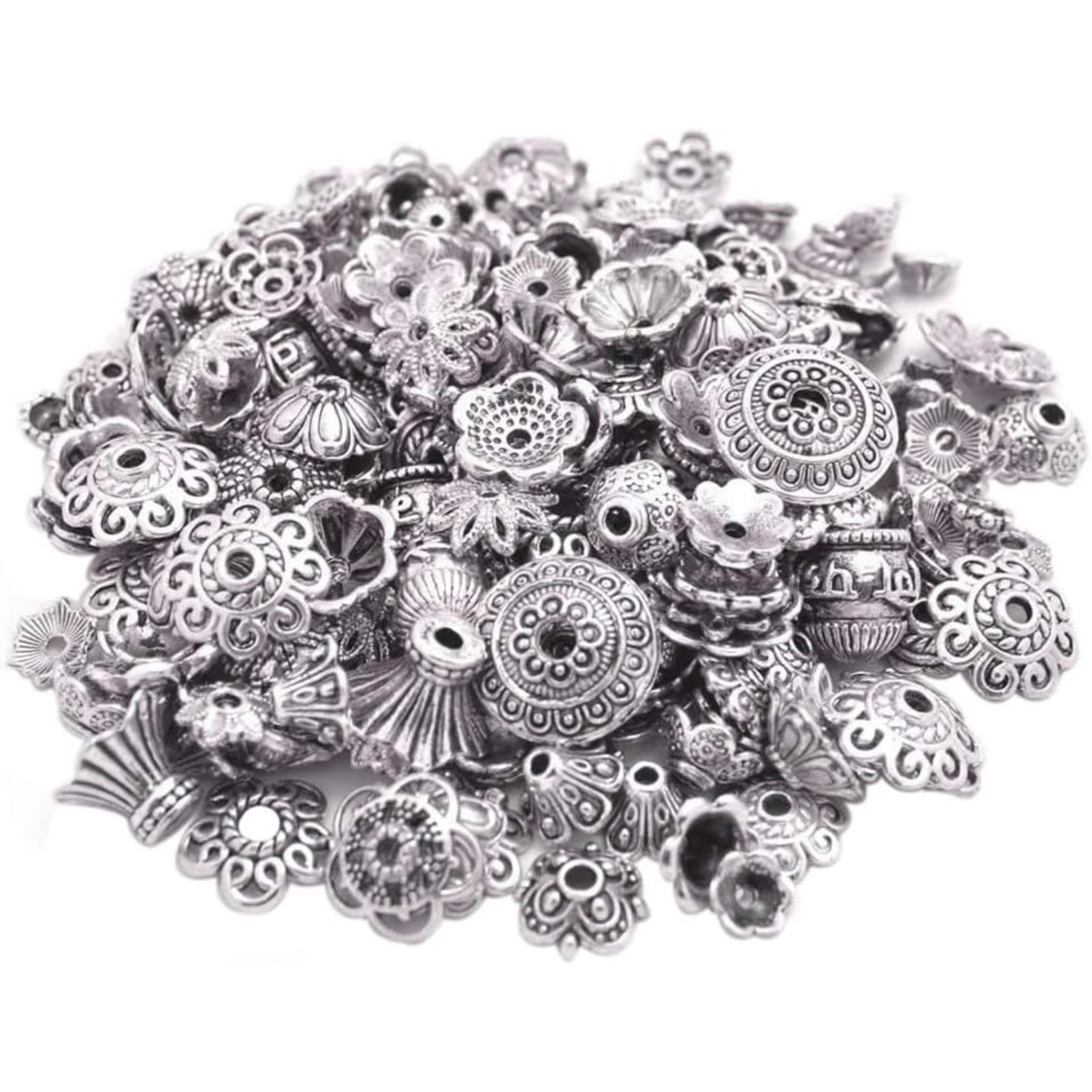 Jewelry Making Bali - 160-210pcs Bali Style Jewelry Making Metal