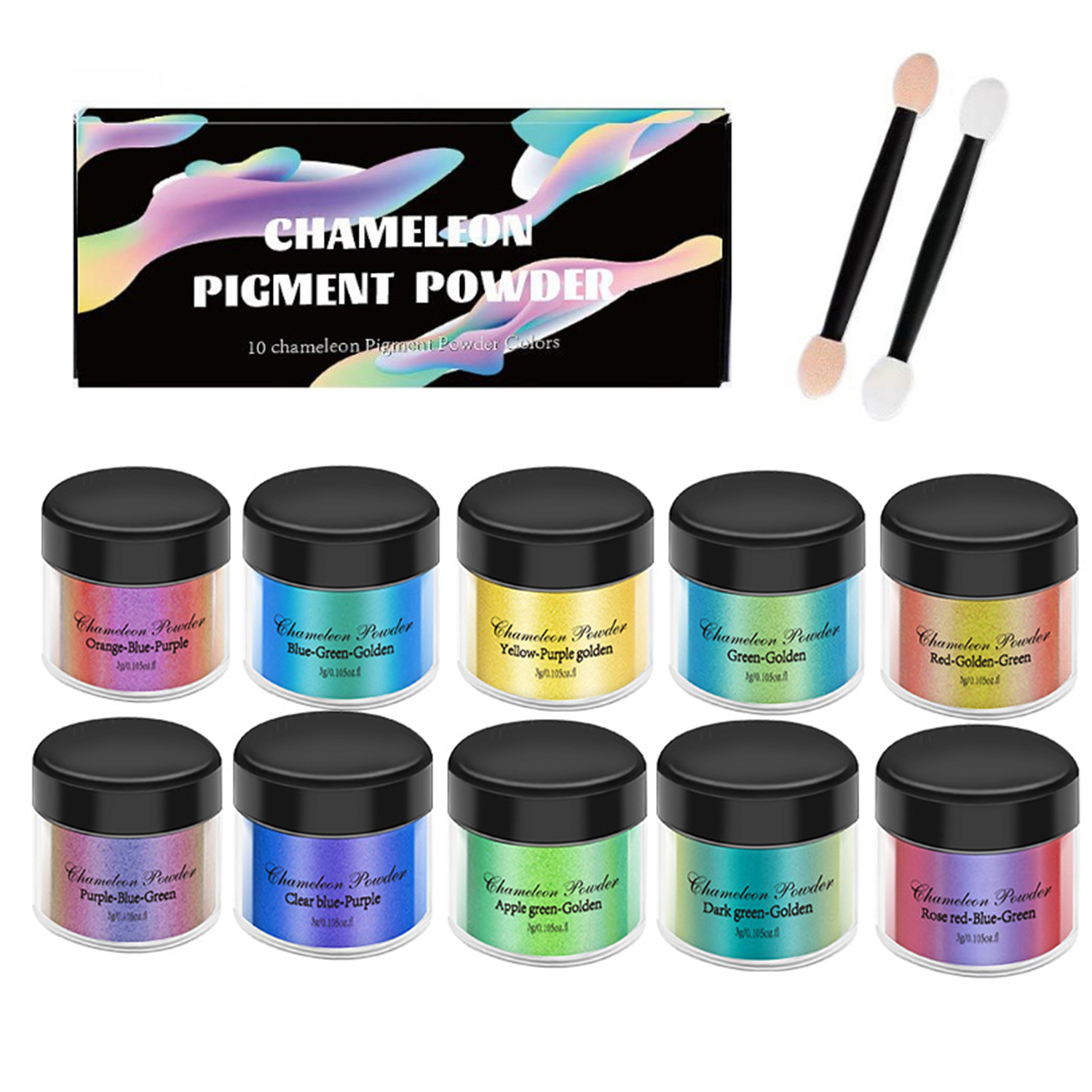 Jewelry Making Degree - 10/20pcs Mirror Chameleons Pigment Set Pearl