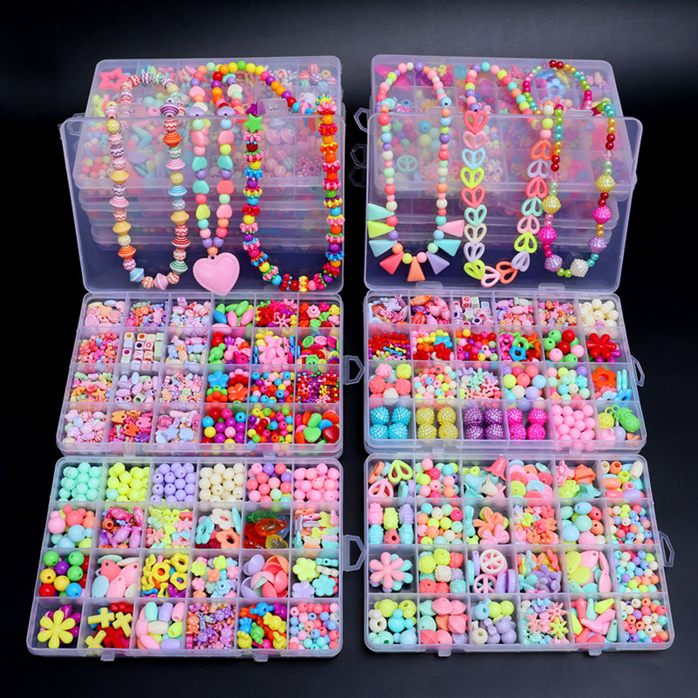 Jewelry Making 4 Year Old - 500pcs DIY Handmade Beaded Children's Toy