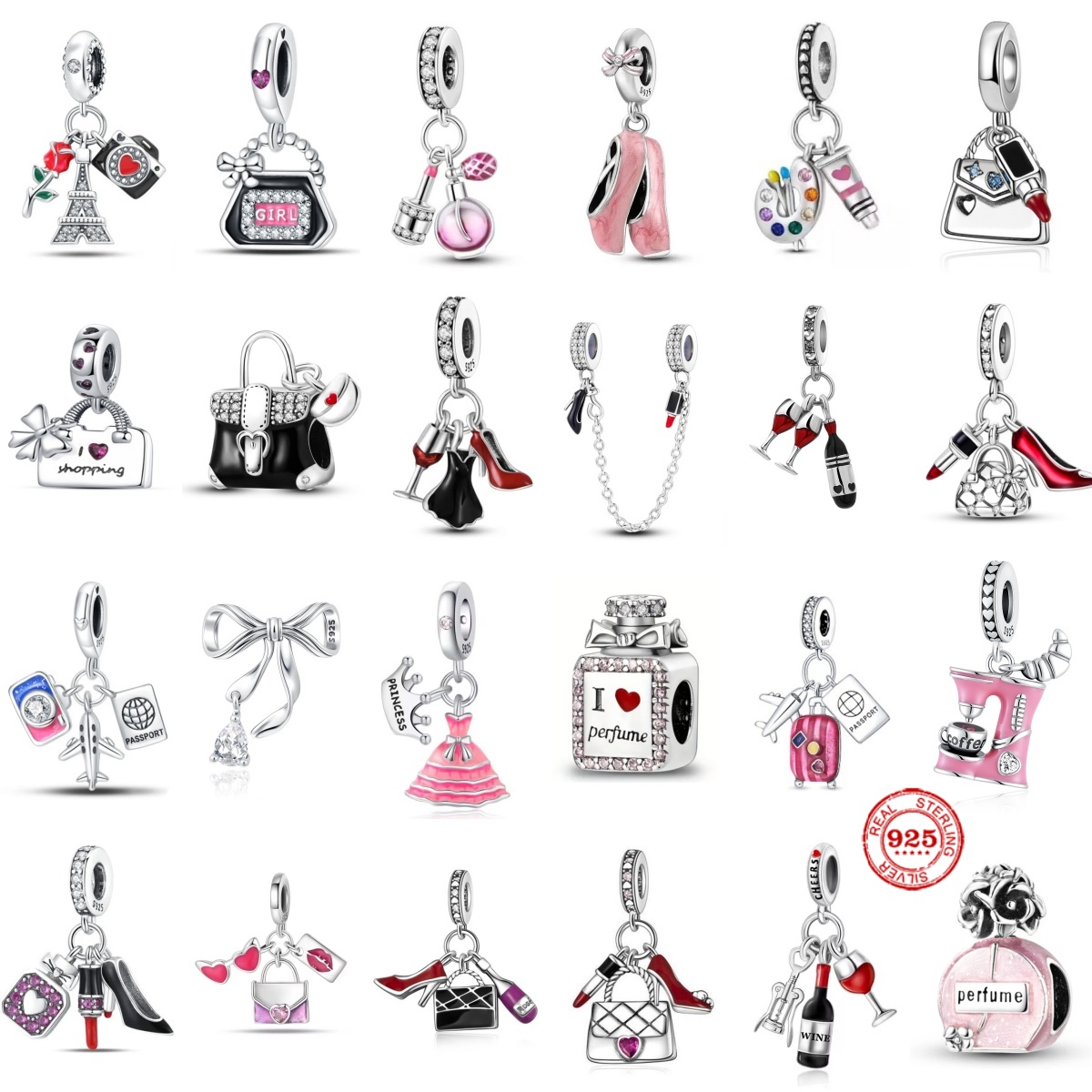 Jewelry Making For Birthday Party - Fashion Charms Beads 925 Silver, Cosmetic/Perfume/Shopping