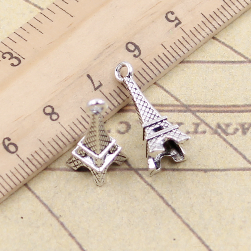 Jewelry Making Paris - 20pcs Charms Eiffel Tower Paris 23x9x9mm