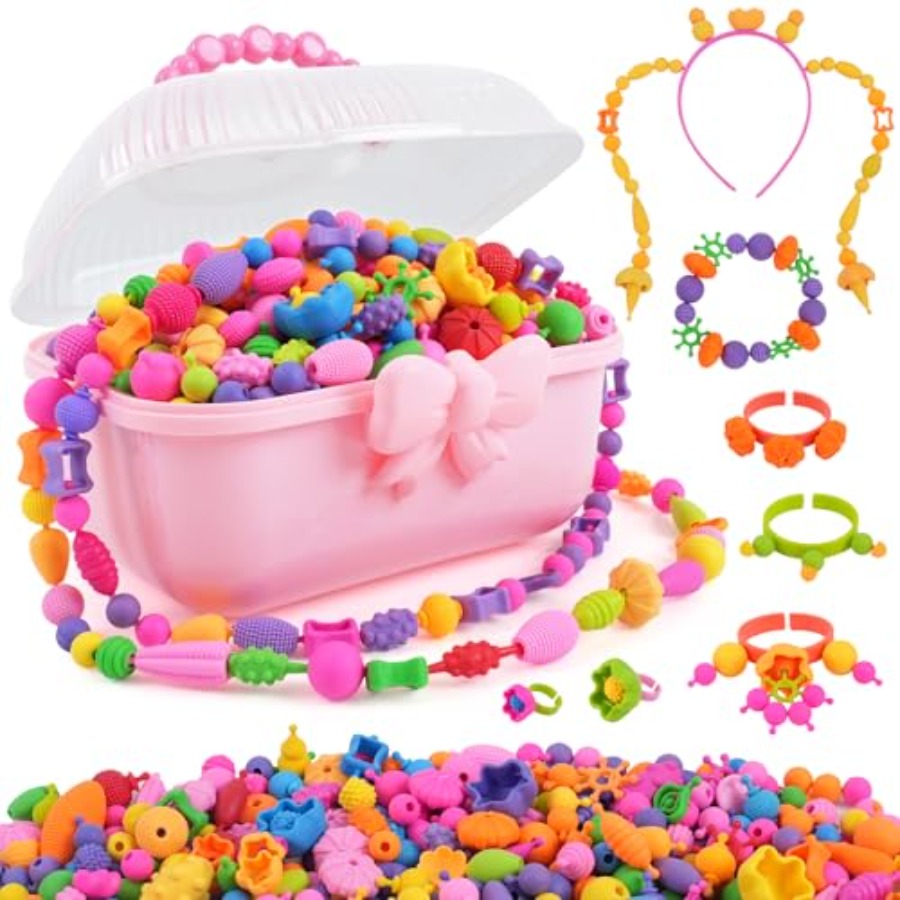 Jewelry Making 4 Year Old - Pop Beads Toys for Ages 3-7