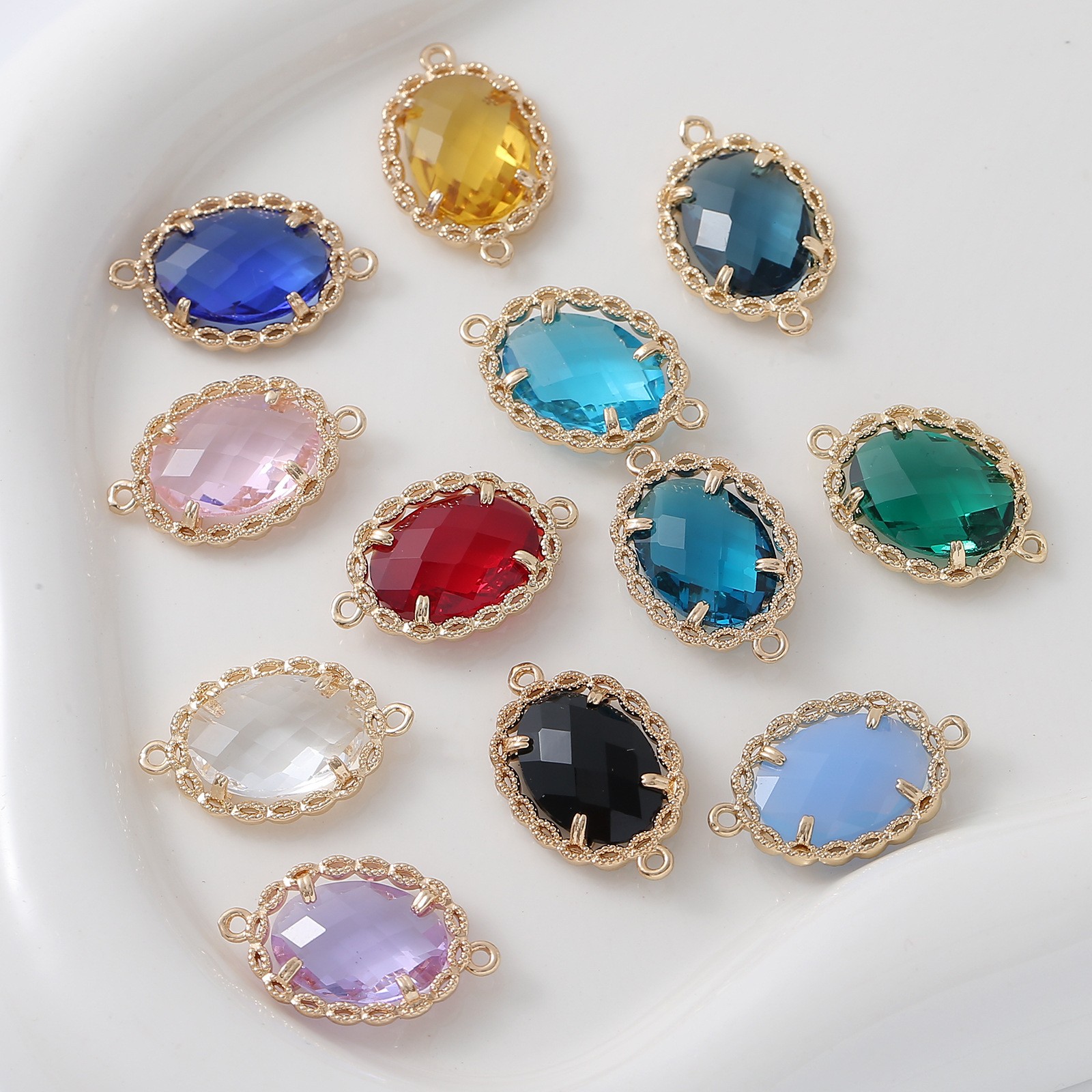 Jewelry Making For Birthday Party - MHS.SUN 10pcs/Lot Oval Cubic Zircon 12