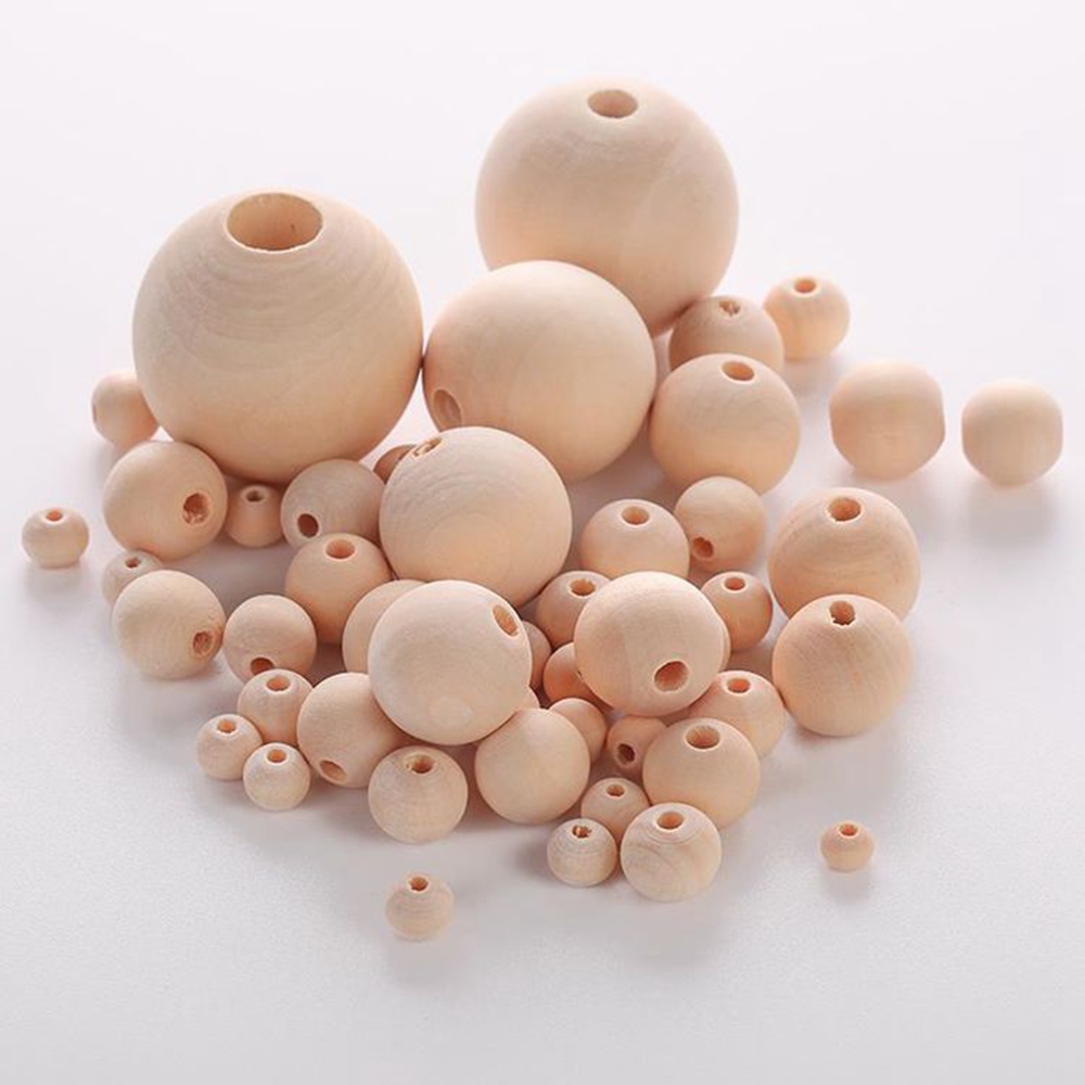 Jewelry Making Event - 6/8/10/12/14mm, Natural Wood Beads Round Spacer