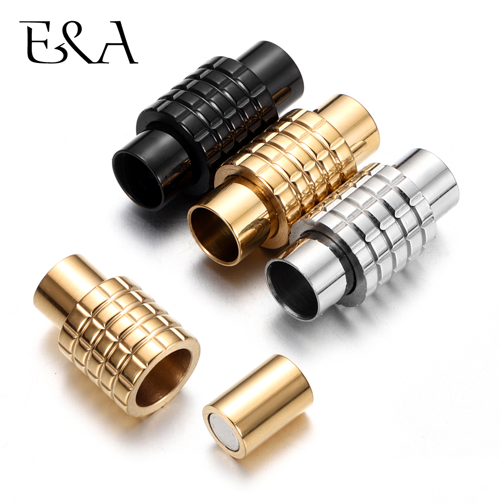 Jewelry Making Brass - Stainless Steel Magnetic Clasps 6mm Hole