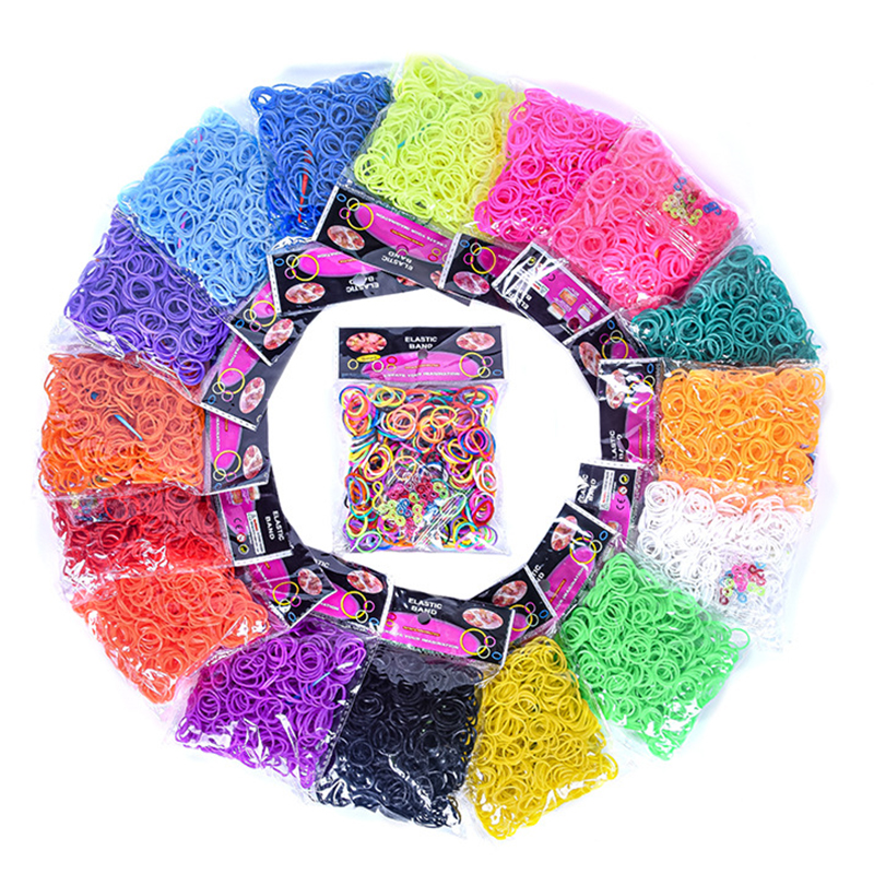 Jewelry Making Degree - 600 pieces Colorful Rubber Band Bracelet