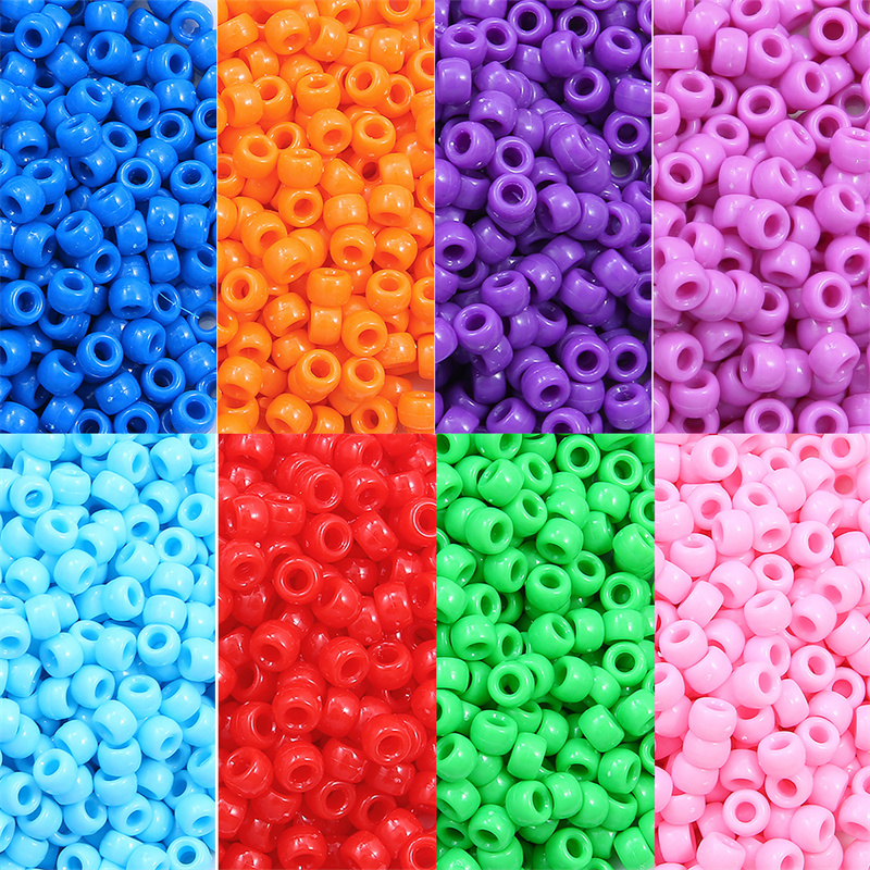 Jewelry Making 4 Year Old - 100pcs 6x9mm Large Hole Plastic Acrylic