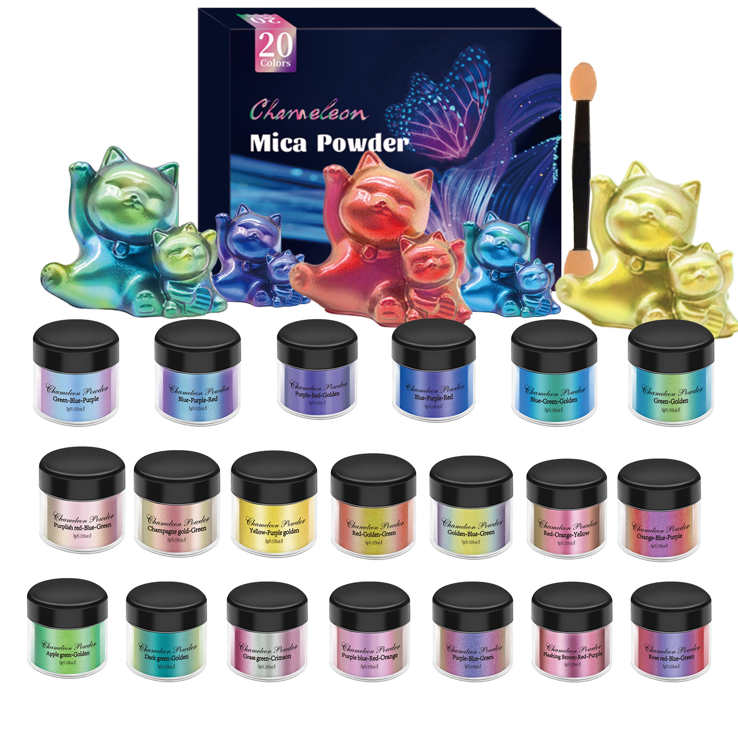 10/20pcs Mirror Chameleons Pig – Jewelry Making Degree recenzja i cena