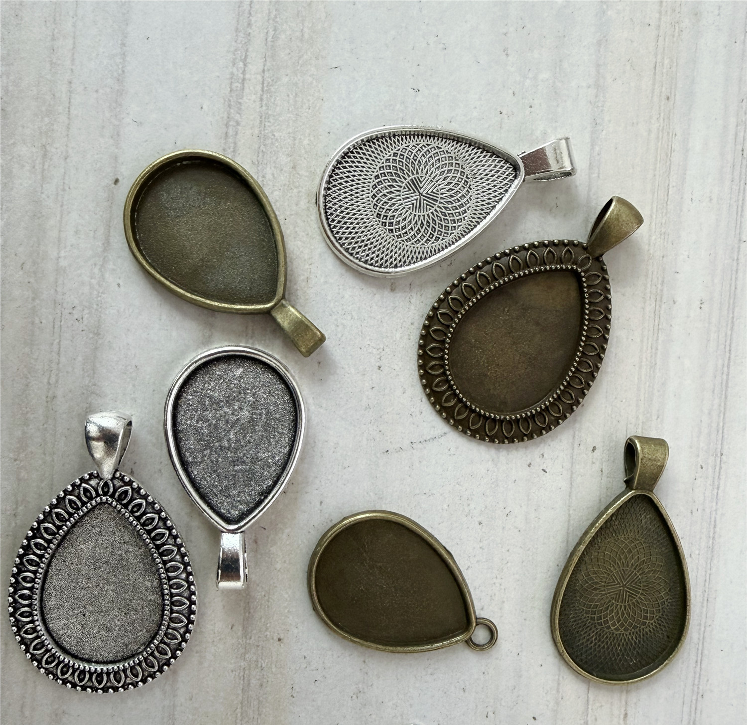 10pcs Drop Inner Size 20x30mm  – Pendant Blank Bezel recenzja i cena