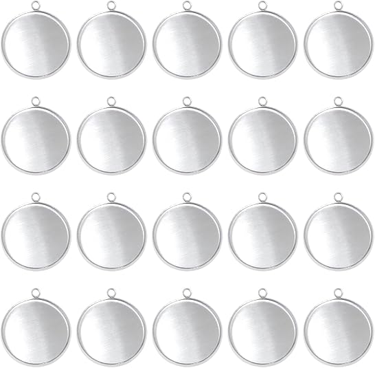 20 Pieces Stainless Steel Roun – Jewelry Making Resin recenzja i cena