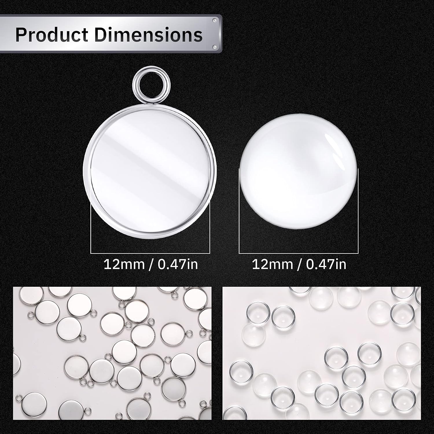 20 Pieces Stainless Steel Roun – Jewelry Making Resin recenzja i cena