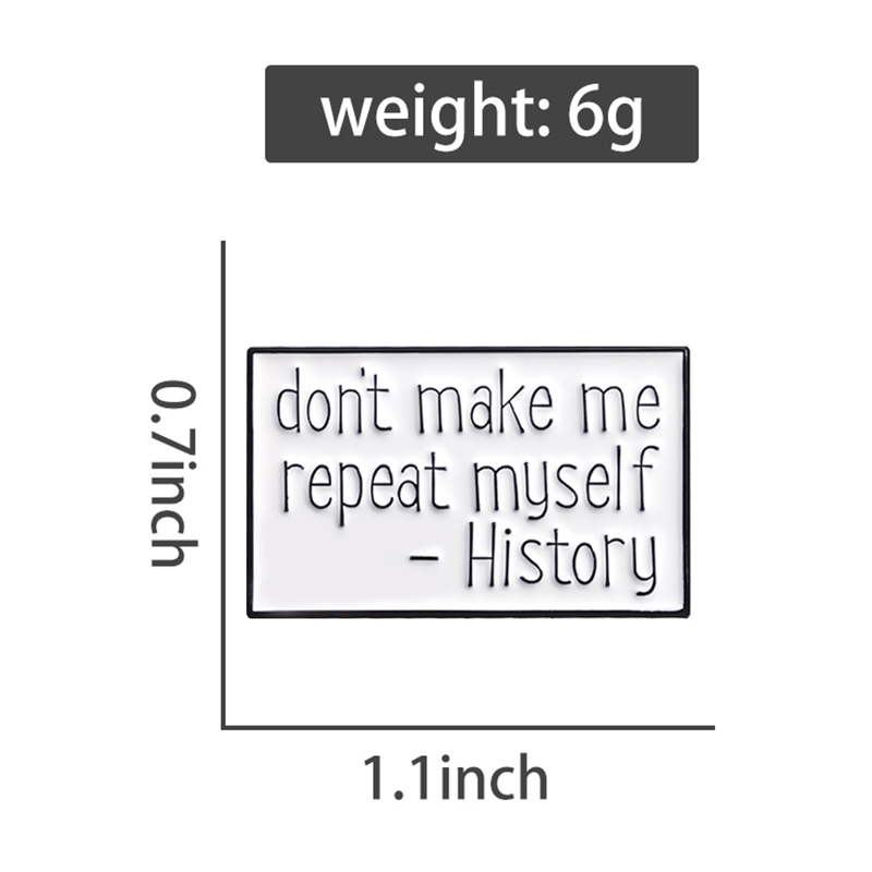 Funny Quotes Enamel Pins Custo – Jewelry Making History recenzja i cena