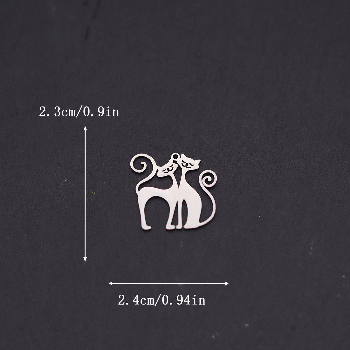 3pcs Cute Couple Cat Stainless – Jewelry Making For Couples recenzja i cena