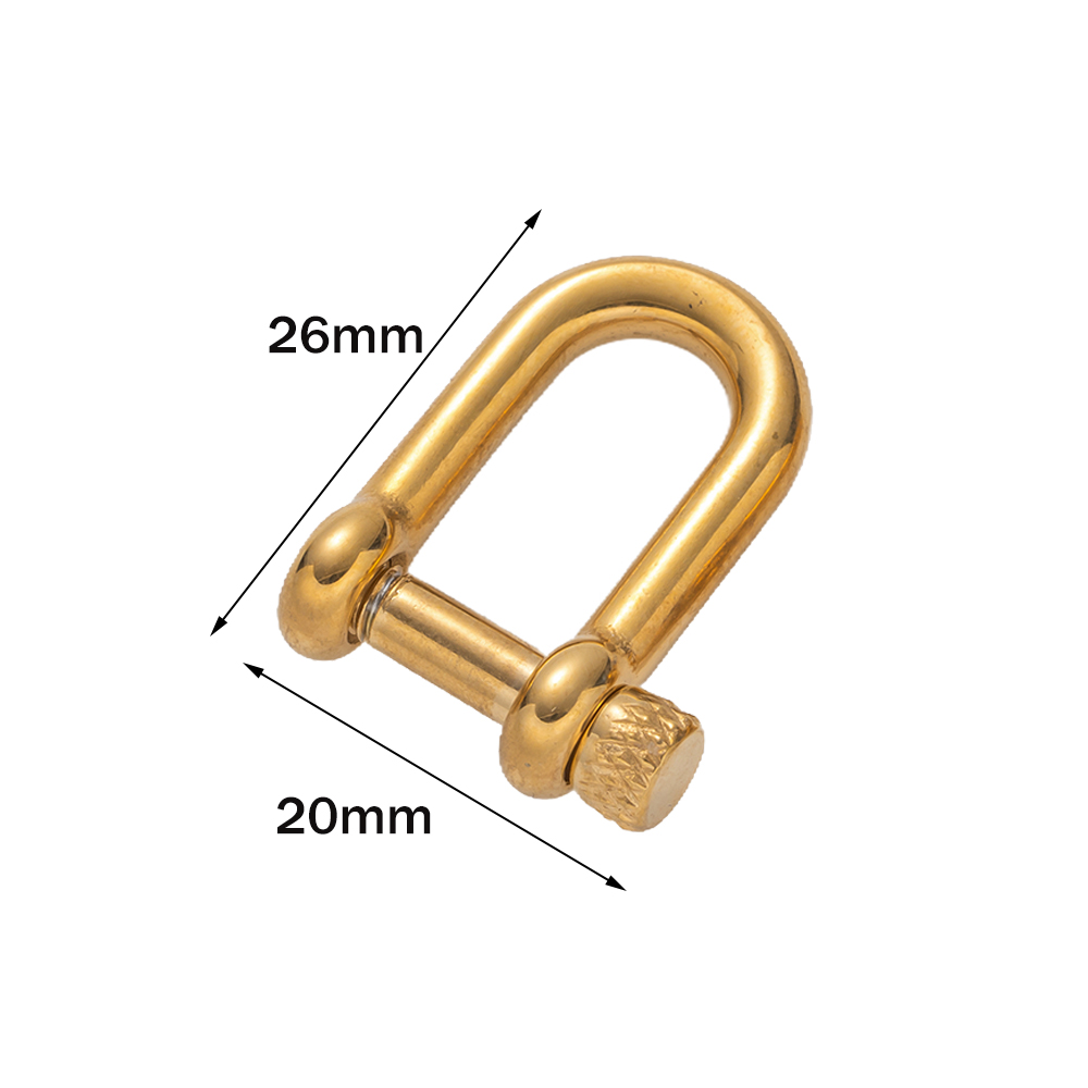 1pcs 304 Stainless Steel D-Rin – Jewelry Making Brass recenzja i cena