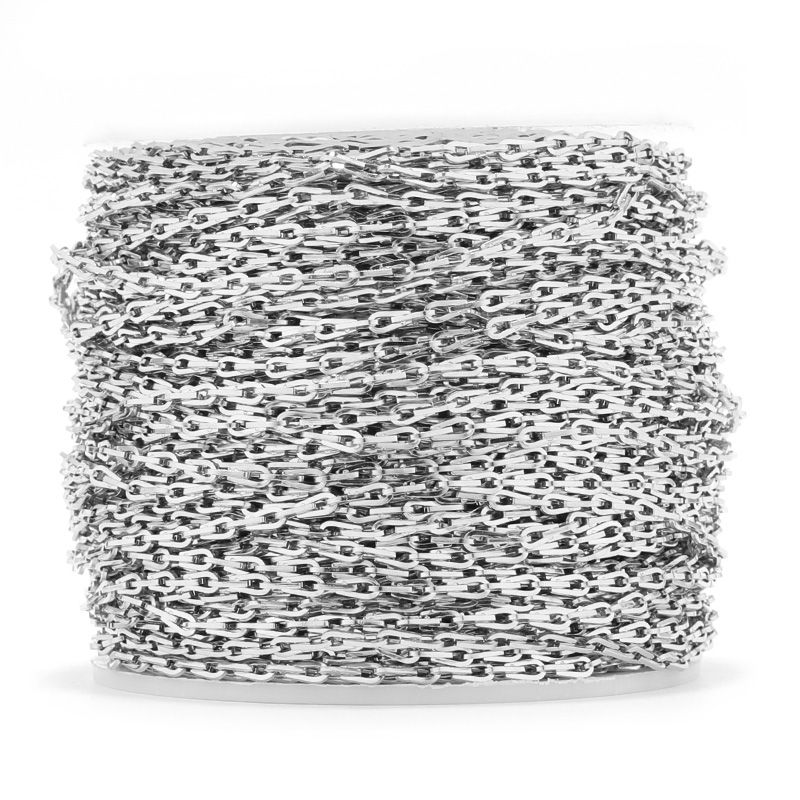 1 Meter Stainless Steel Rolo C – Jewelry Making Paris recenzja i cena