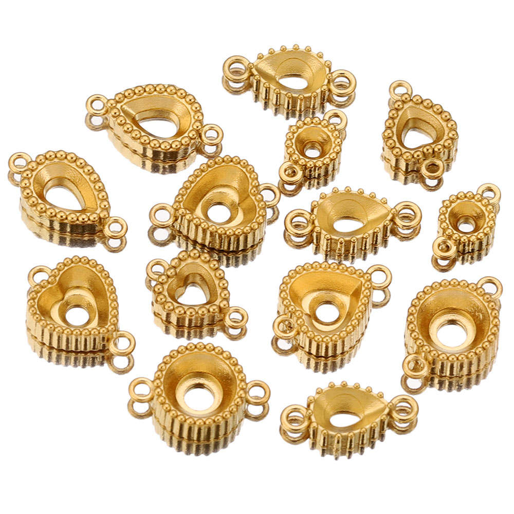 10pcs Stainless Steel Double H – Pendant Blank Bezel recenzja i cena