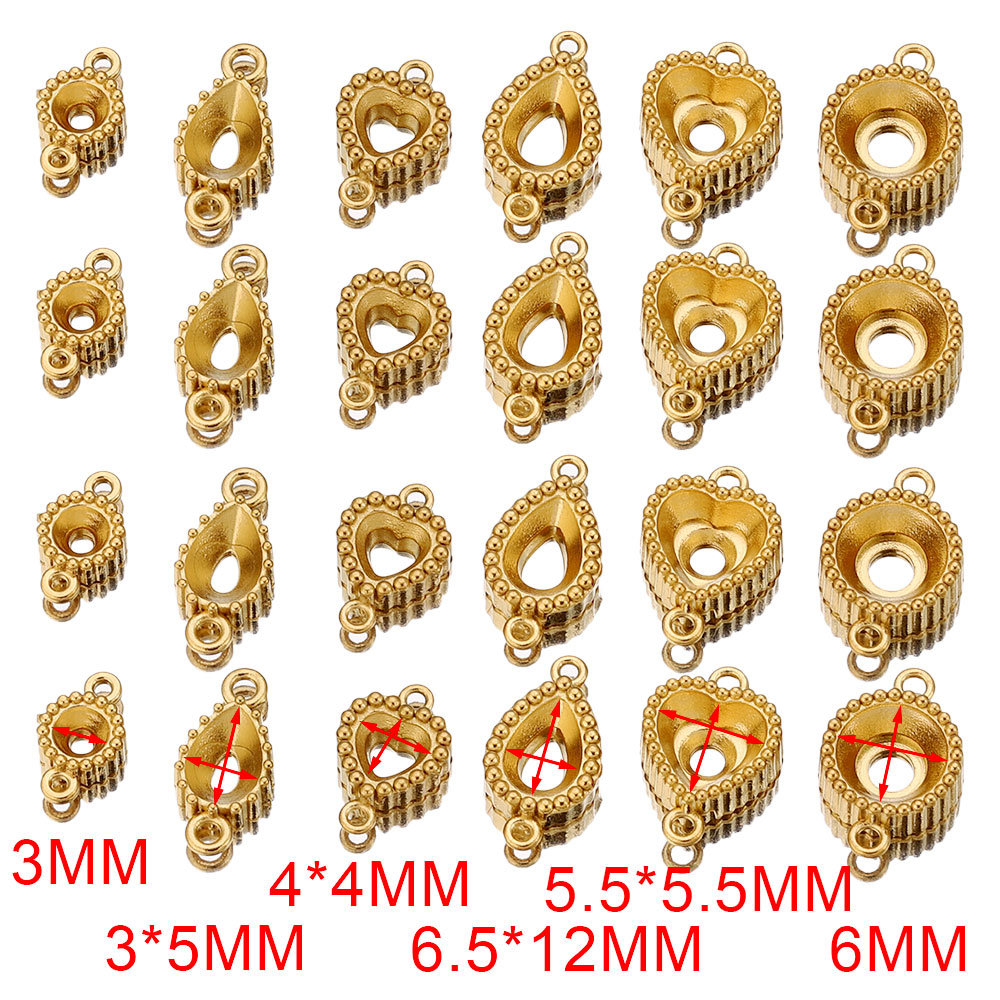 10pcs Stainless Steel Double H – Pendant Blank Bezel recenzja i cena