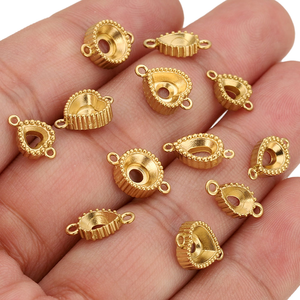 10pcs Stainless Steel Double H – Pendant Blank Bezel recenzja i cena