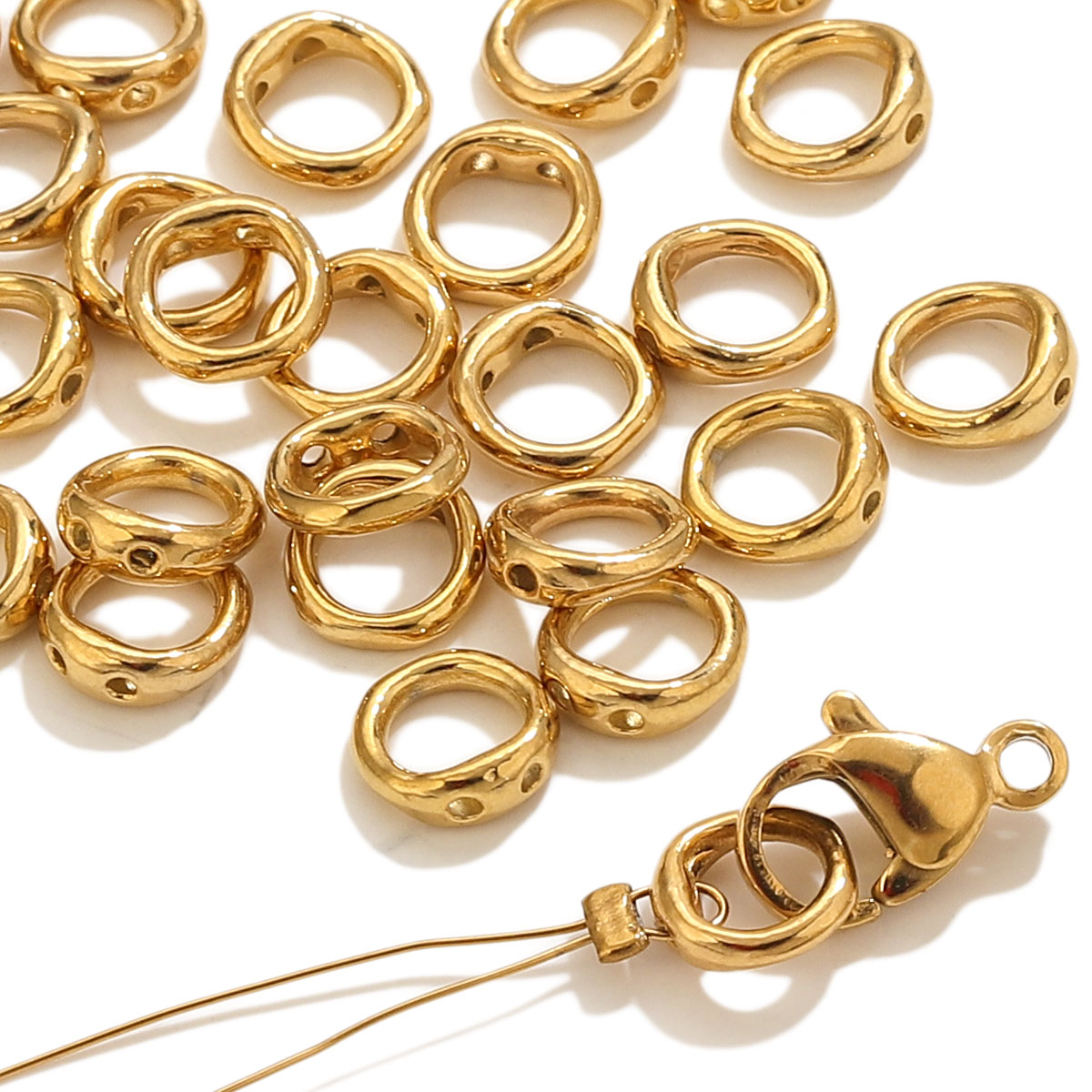 20pcs Stainless Steel Clasps E – Jewelry Making With Beads recenzja i cena