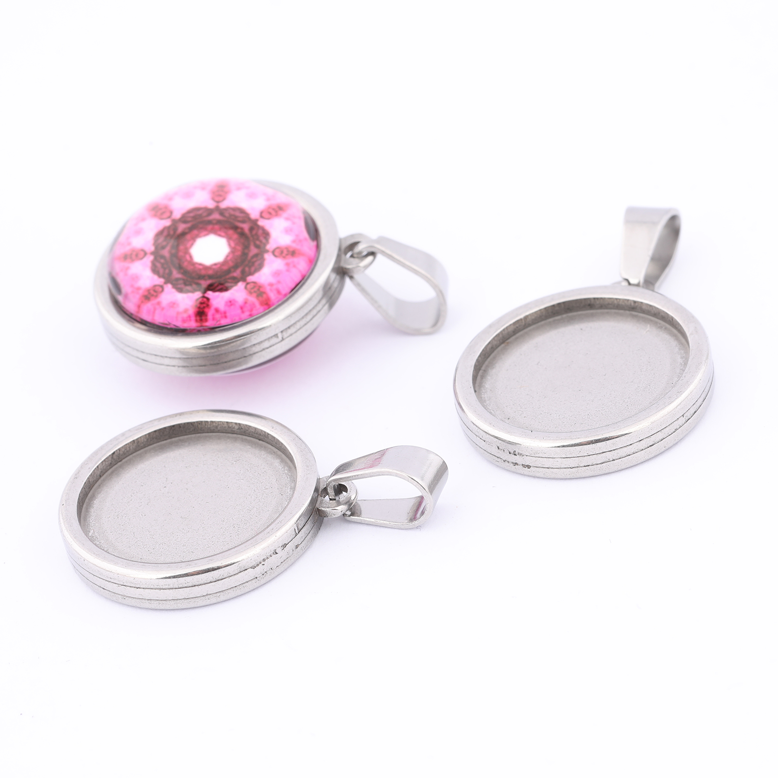 5pcs Stainless Steel Gold Plat – Pendant Blank Bezel recenzja i cena
