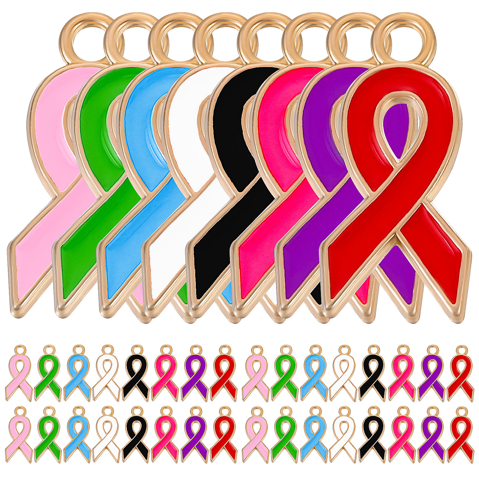 40Pcs Ribbon Pendants Charms D – Jewelry Making Event recenzja i cena
