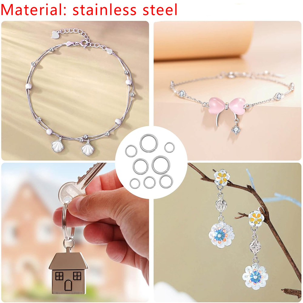 1200pcs Stainless Steel Jump R – Jewelry Making Jump Rings recenzja i cena
