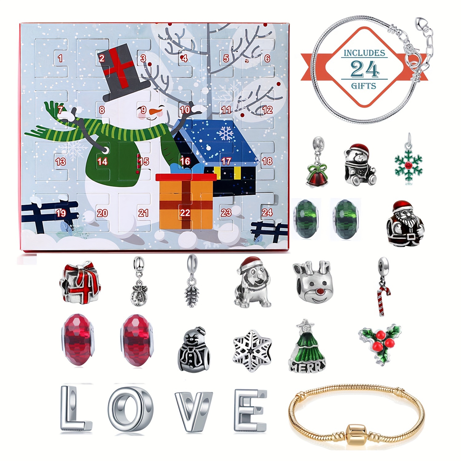 Snowman Christmas Advent Calen – Jewelry Making Resin recenzja i cena