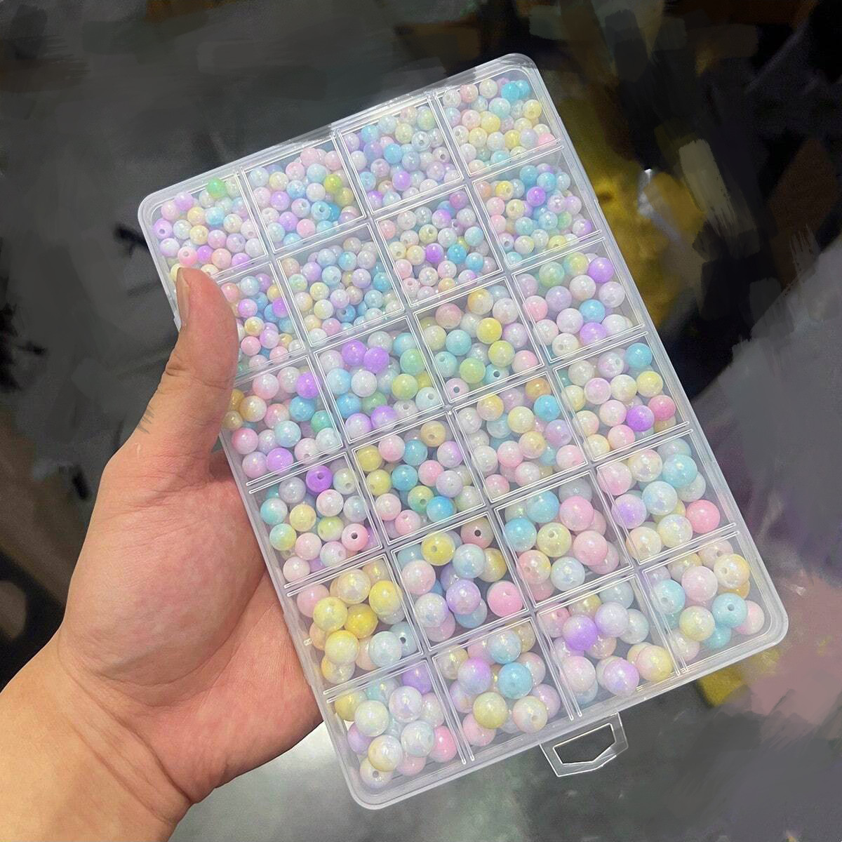 800pcs/24 grid set box 6mm/8mm – Jewelry Making For Birthday Party recenzja i cena
