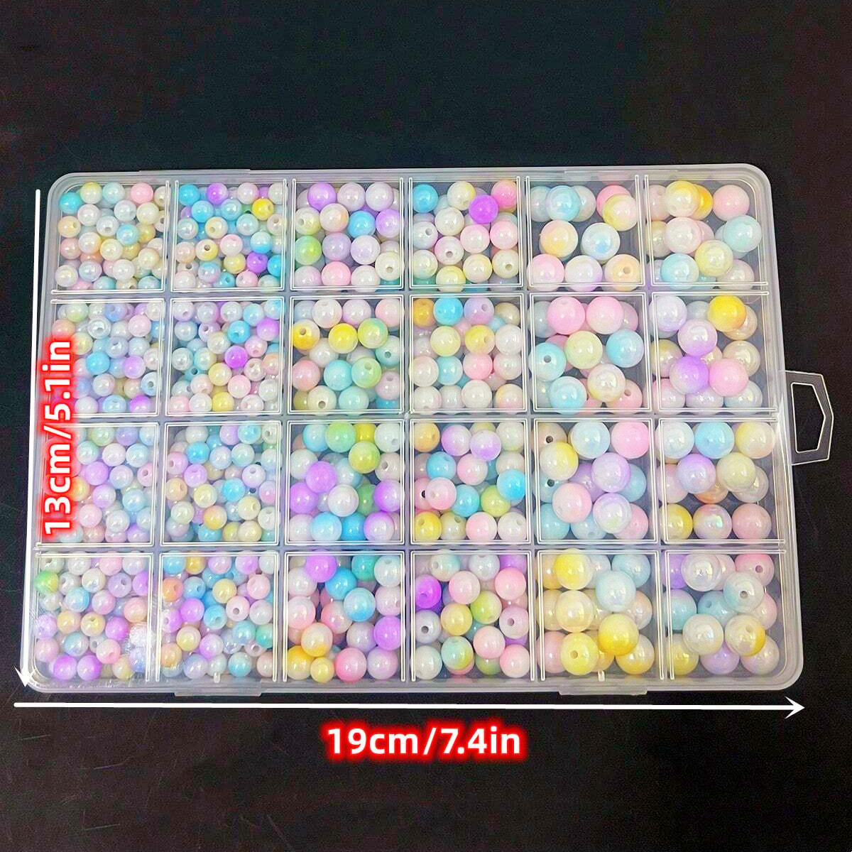800pcs/24 grid set box 6mm/8mm – Jewelry Making For Birthday Party recenzja i cena