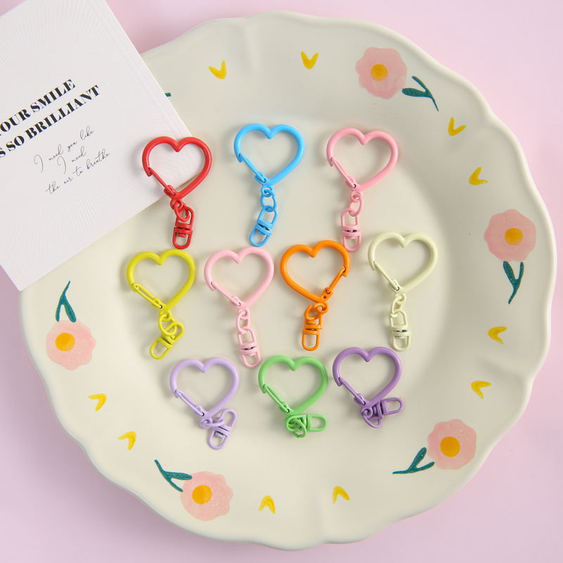 10Pcs Colorful Zinc Alloy Hear – Jewelry Making Jump Rings recenzja i cena