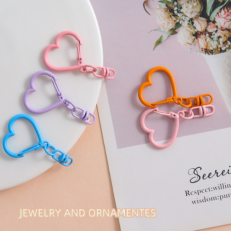 10Pcs Colorful Zinc Alloy Hear – Jewelry Making Jump Rings recenzja i cena
