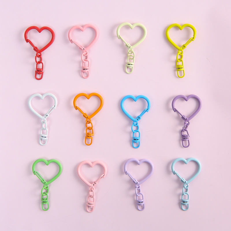 10Pcs Colorful Zinc Alloy Hear – Jewelry Making Jump Rings recenzja i cena