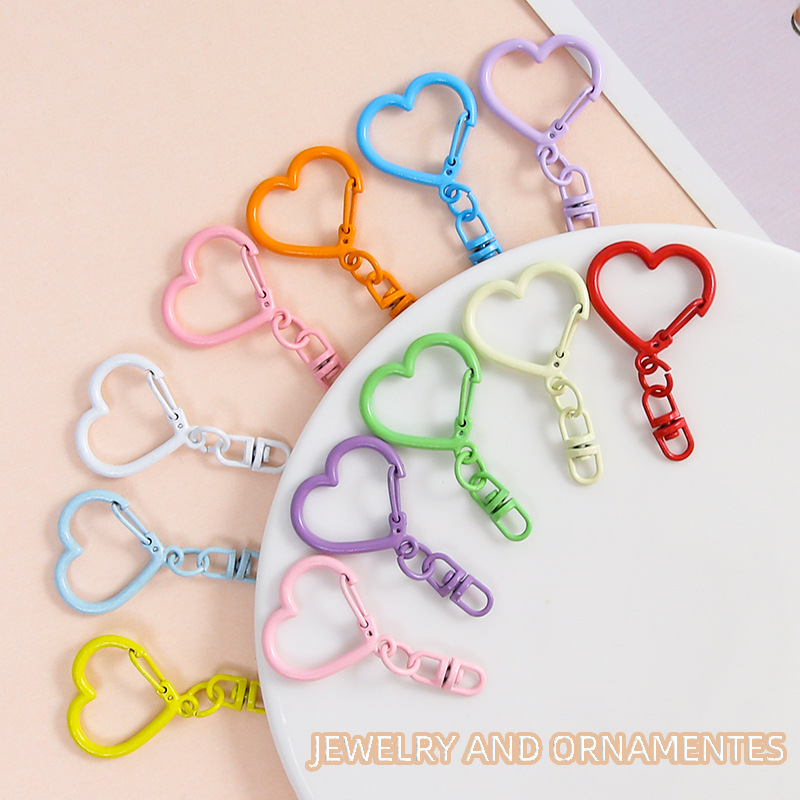 10Pcs Colorful Zinc Alloy Hear – Jewelry Making Jump Rings recenzja i cena
