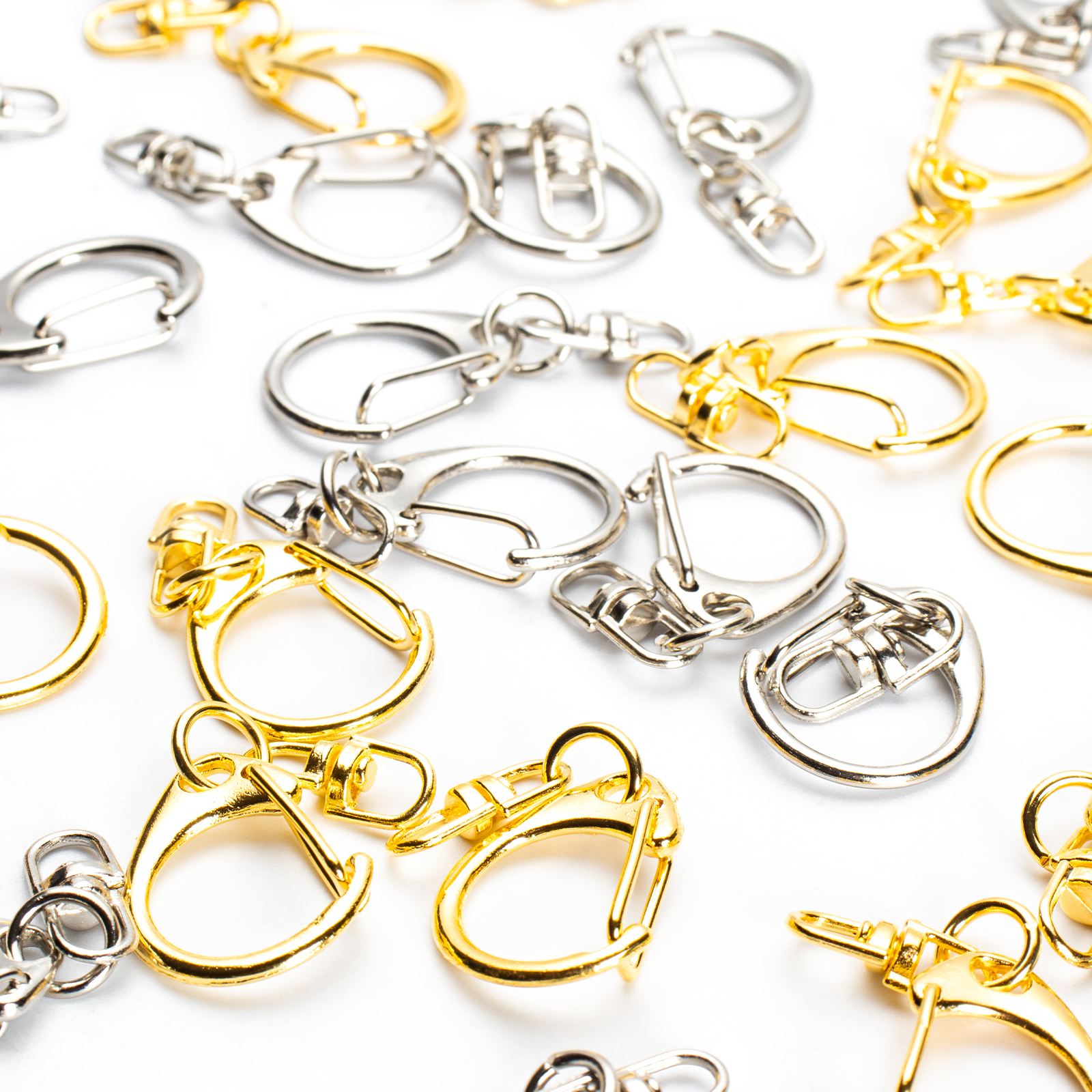 5pcs D Snap Hook Keychain Ring – Jewelry Making Jump Rings recenzja i cena