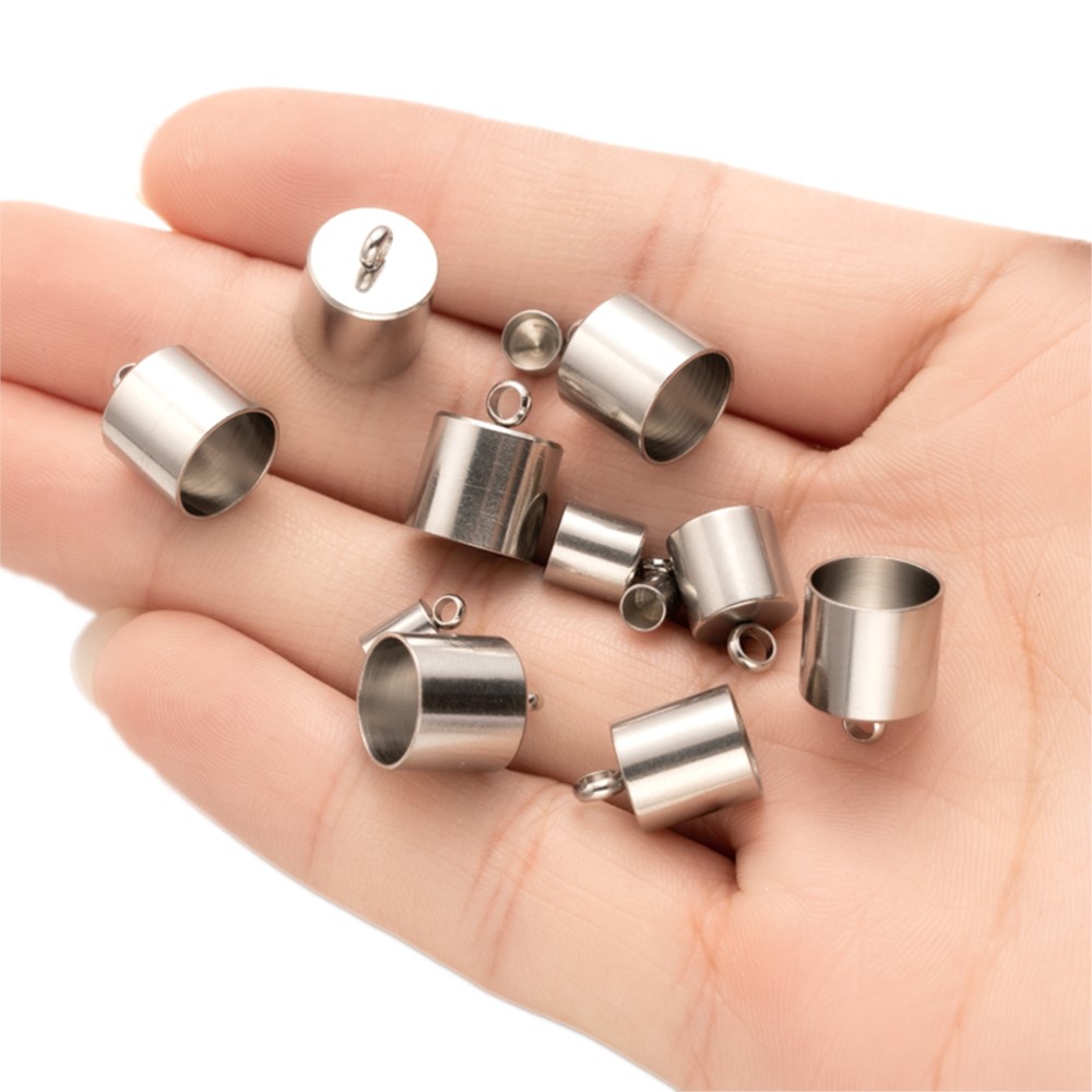 20pcs Tube End Caps Stainless  – Jewelry Making Youtube recenzja i cena