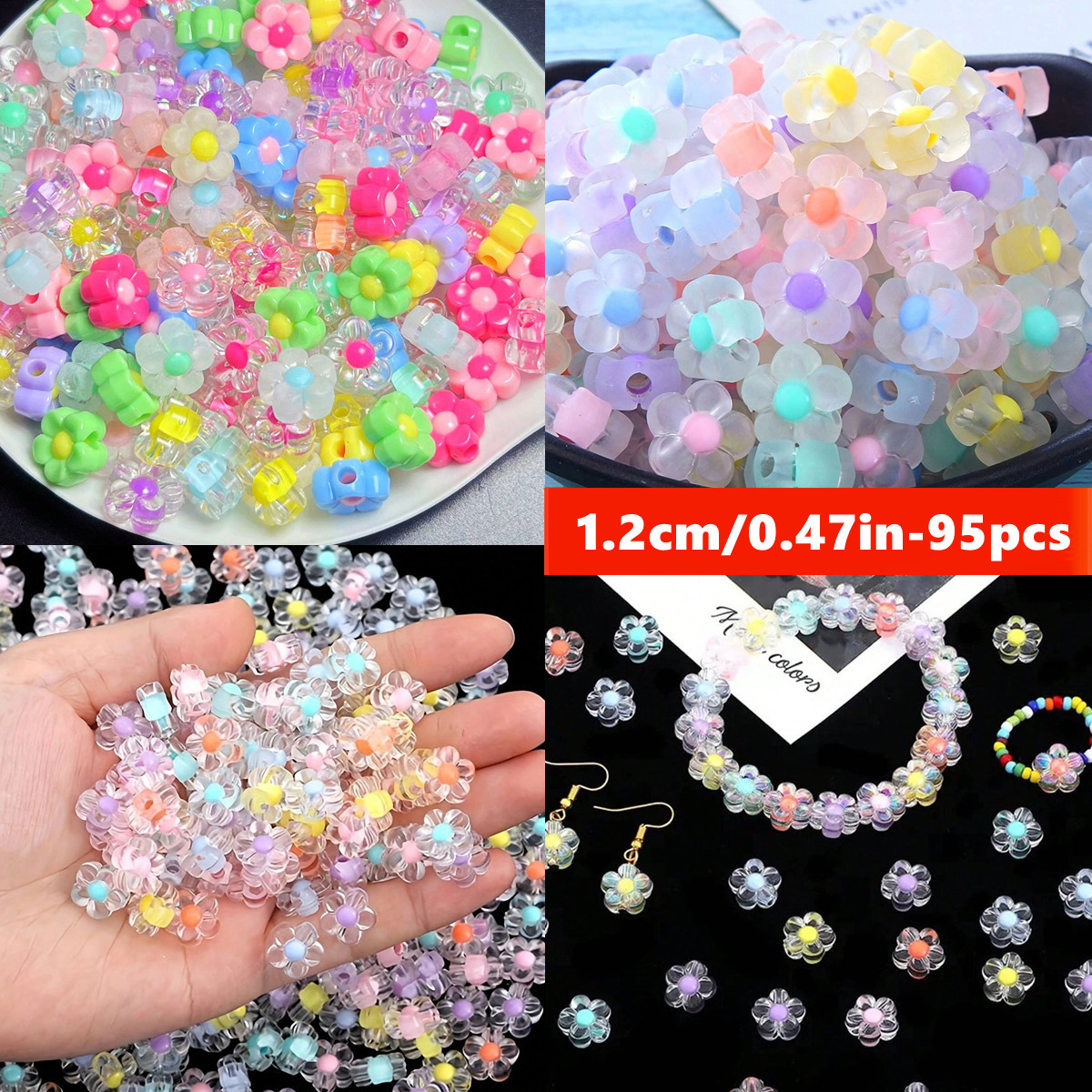 12mm 95pcs 5 colors Random col – Jewelry Making For Couples recenzja i cena