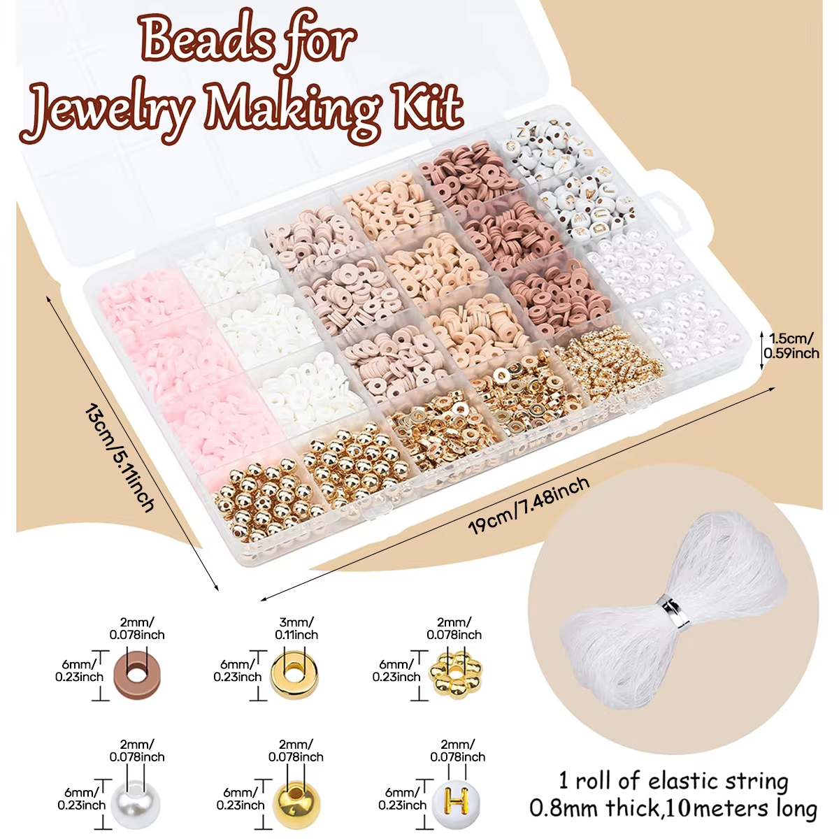 1970pcs light pink clay bead s – Jewelry Making Degree recenzja i cena