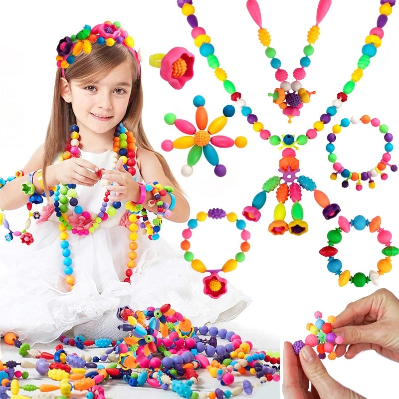 188-608pcs Pop Beads Children  – Jewelry Making 4 Year Old recenzja i cena