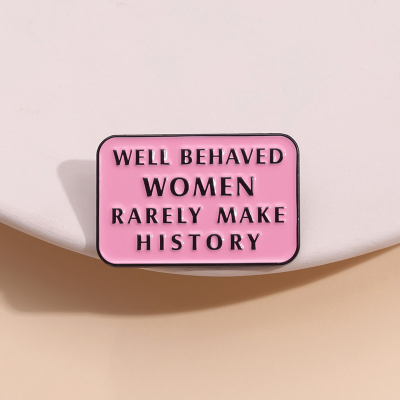Women Girl Power Enamel Pins F – Jewelry Making History recenzja i cena