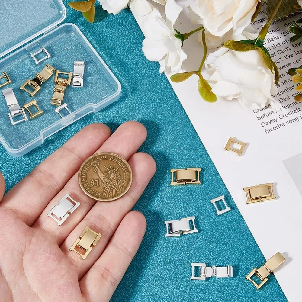 12Pcs 2 Colors Fold Over Jewel – Jewelry Making Brass recenzja i cena
