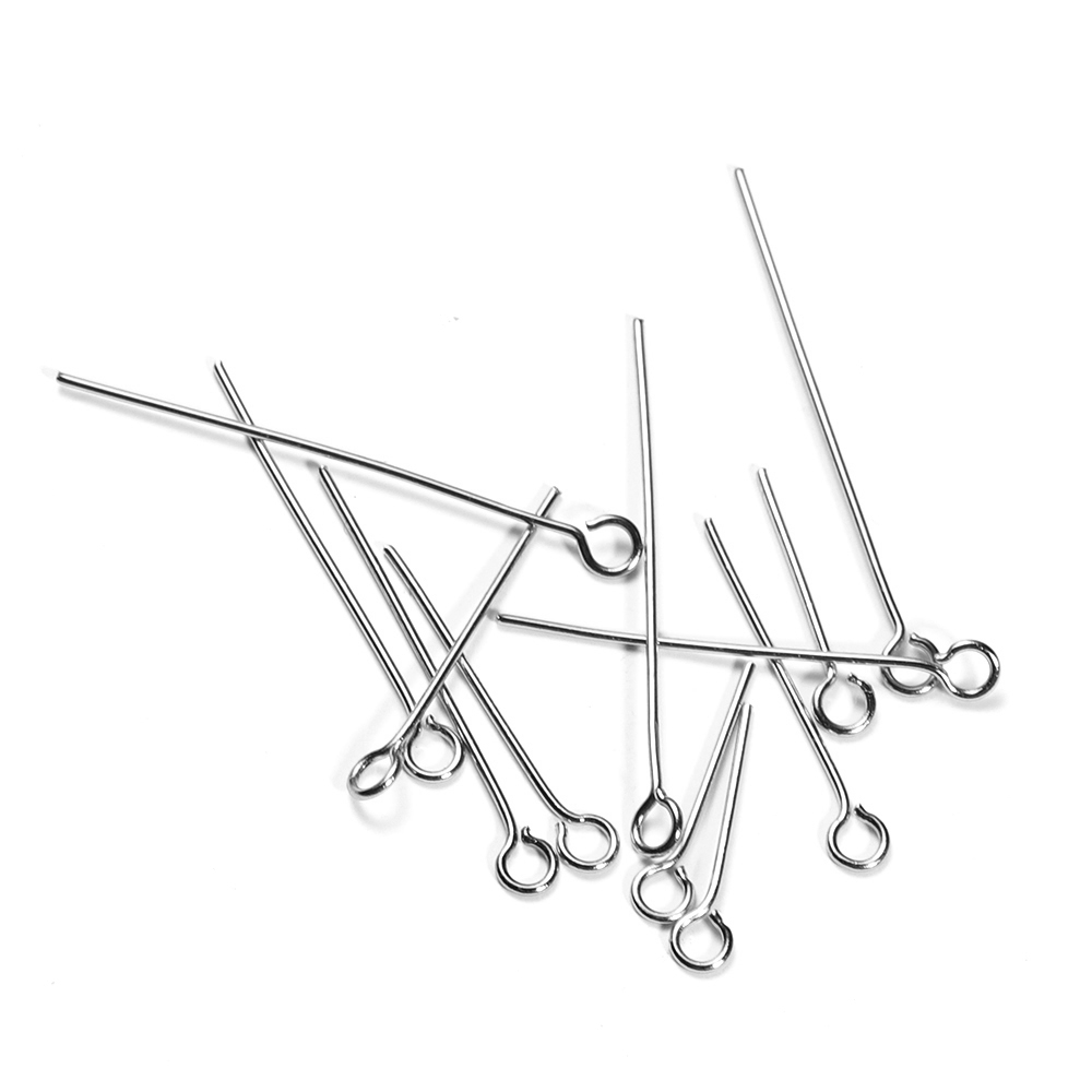 100Pcs 0.6mm Stainless Steel W – Jewelry Making Eye Pins recenzja i cena