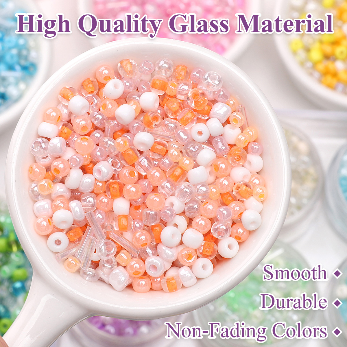 24 Grid Mixed Size Glass Seed  – Jewelry Making Degree recenzja i cena