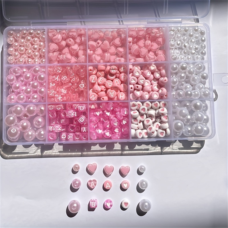 10-piece pink alphabet box, ac – Jewelry Making Degree recenzja i cena