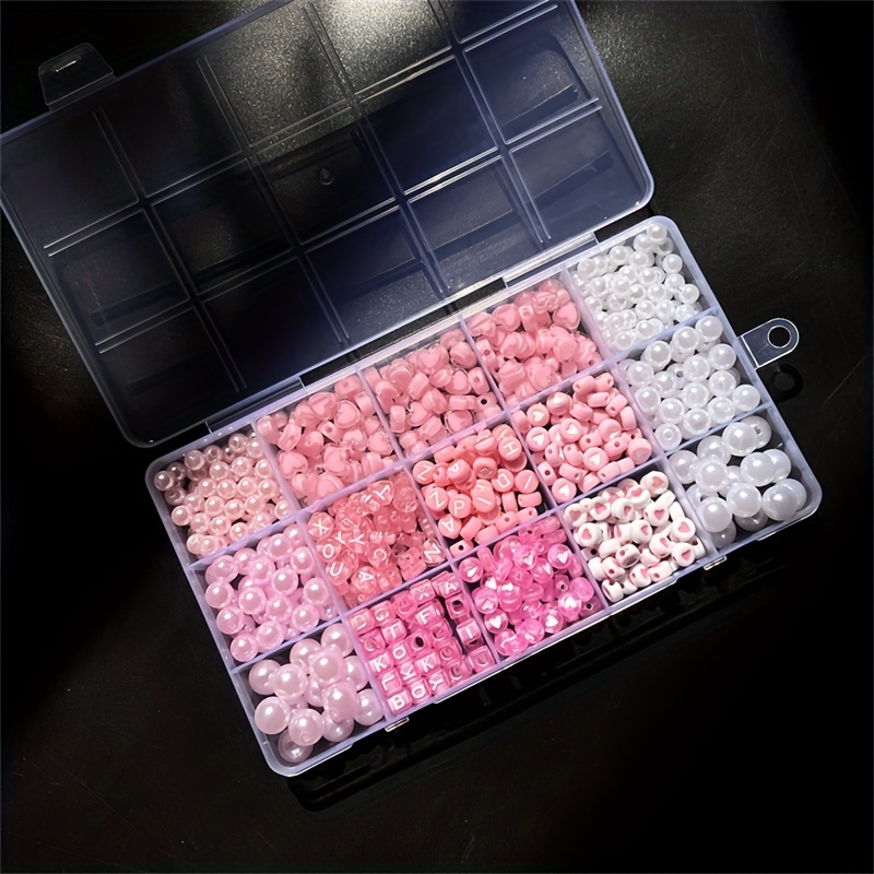 10-piece pink alphabet box, ac – Jewelry Making Degree recenzja i cena