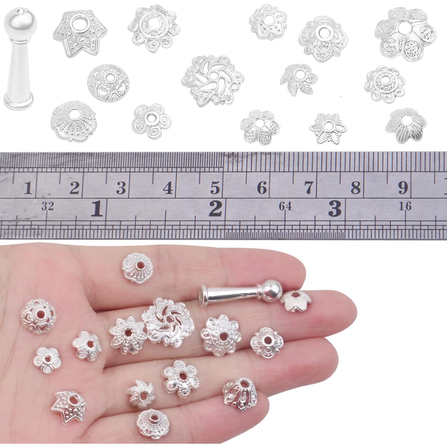 120 Gram Bright Silver Bead Ca – Jewelry Making Bali recenzja i cena