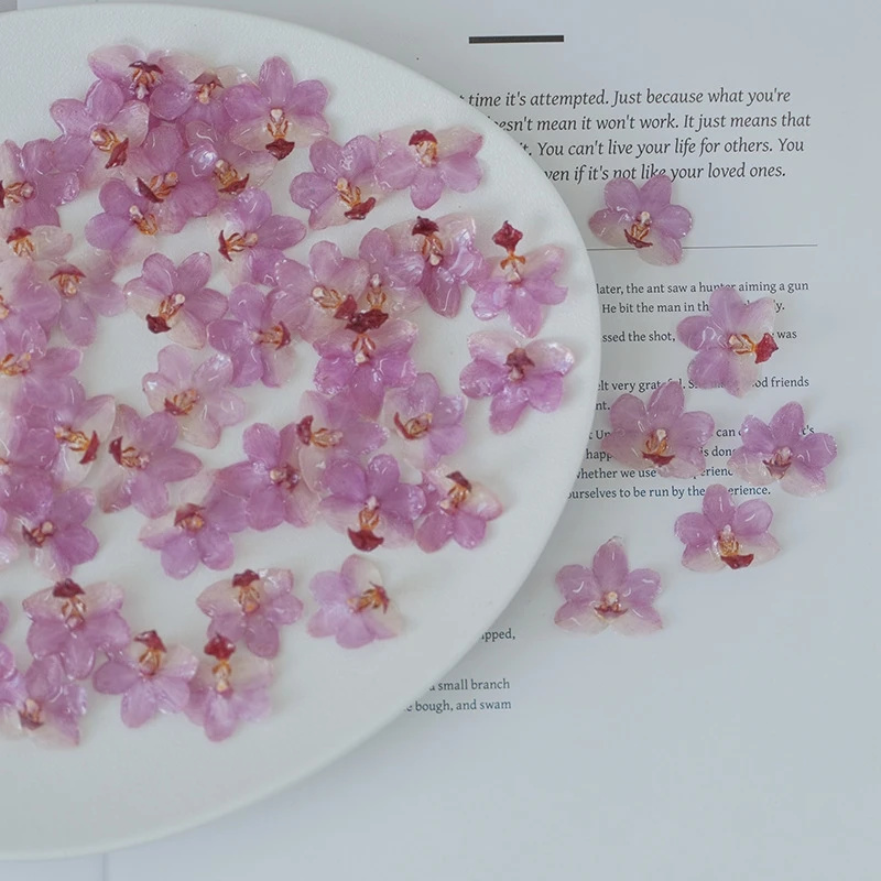 Natural Pink Resin Orchid DIY  – Jewelry Making Event recenzja i cena