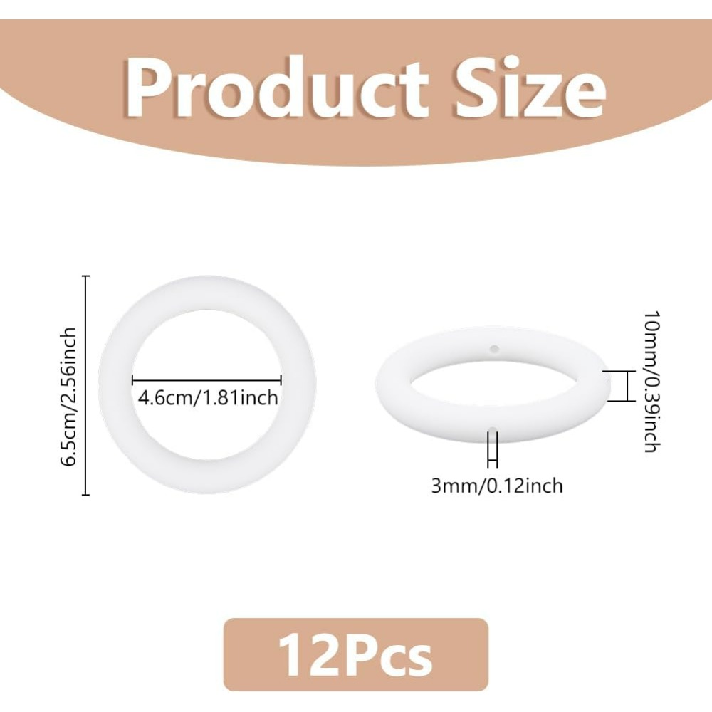 12pc Silicone Bead Ring 65mm R – Pendant Blank Bezel recenzja i cena
