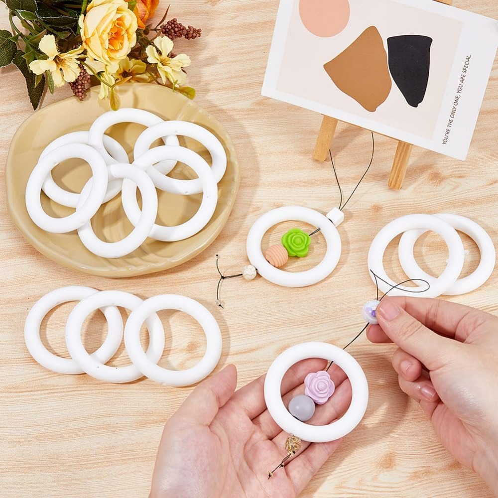 12pc Silicone Bead Ring 65mm R – Pendant Blank Bezel recenzja i cena