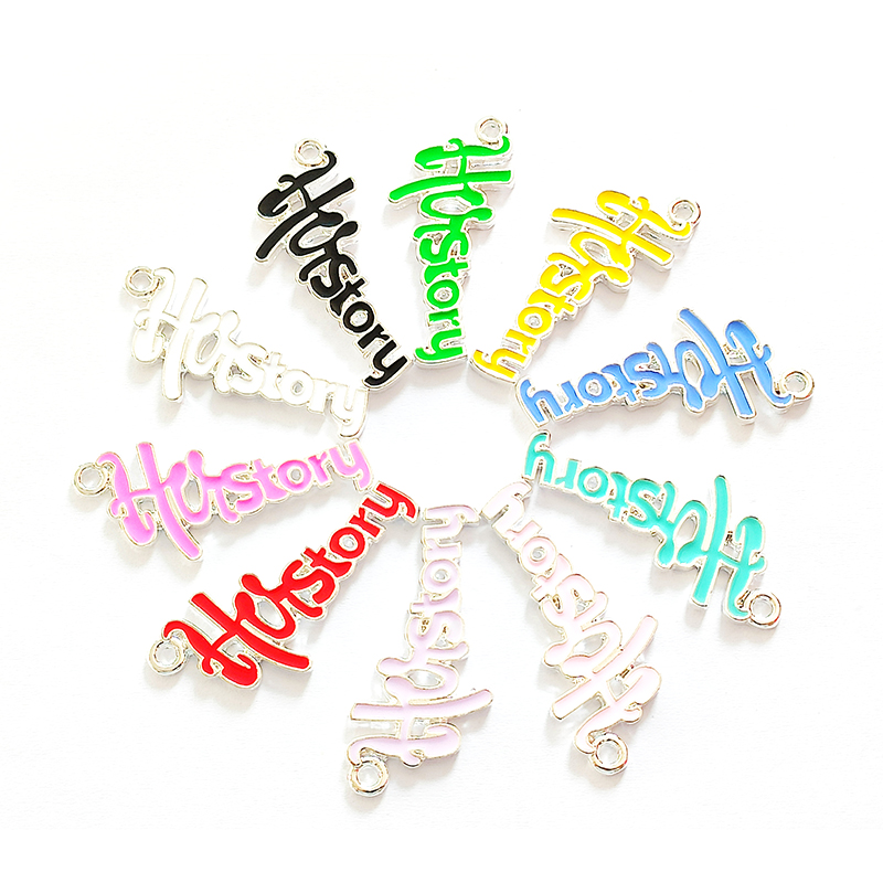 10pcs Letter History Charms LT – Jewelry Making History recenzja i cena