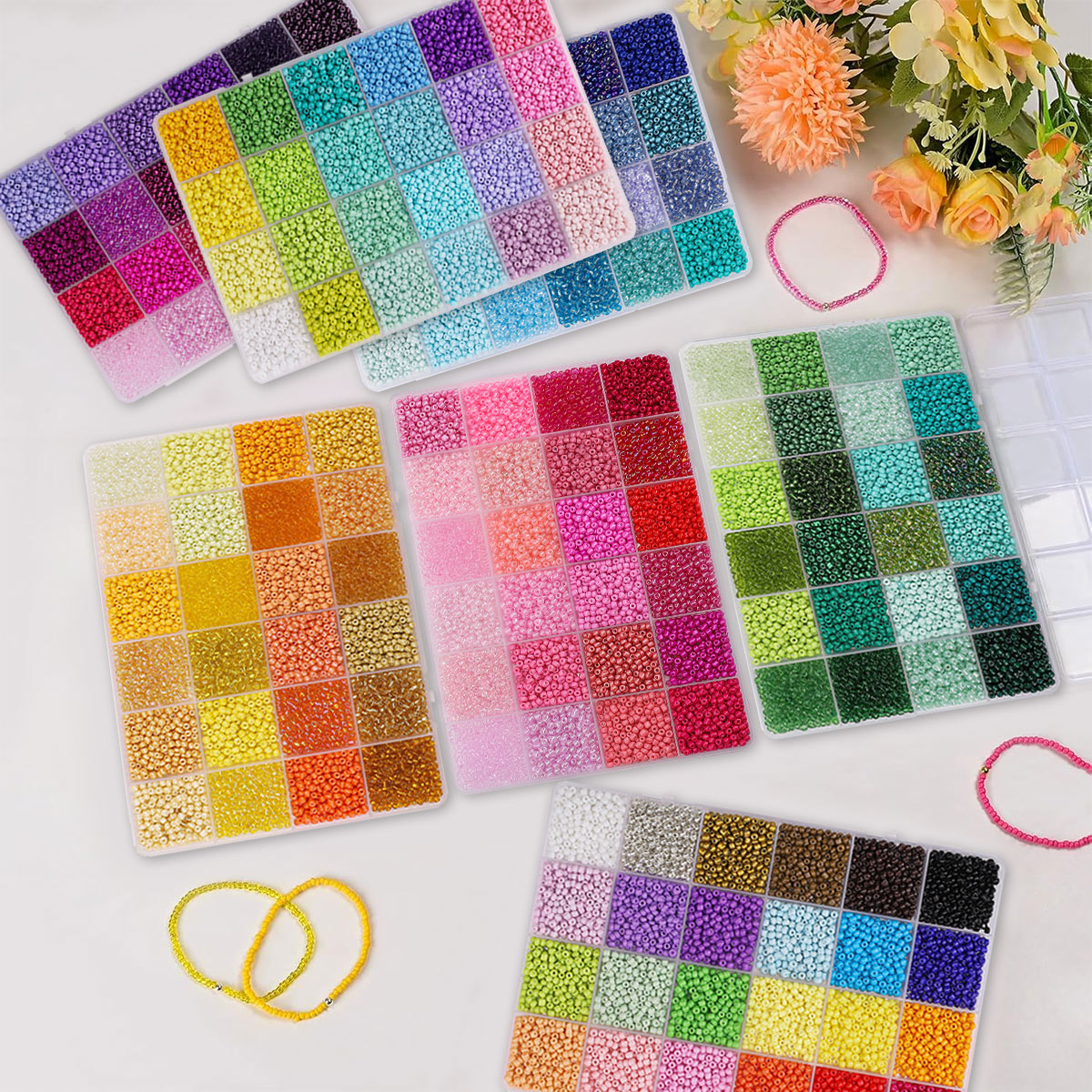 5200pcs 3mm Glass Seed Beads K – Jewelry Making Degree recenzja i cena